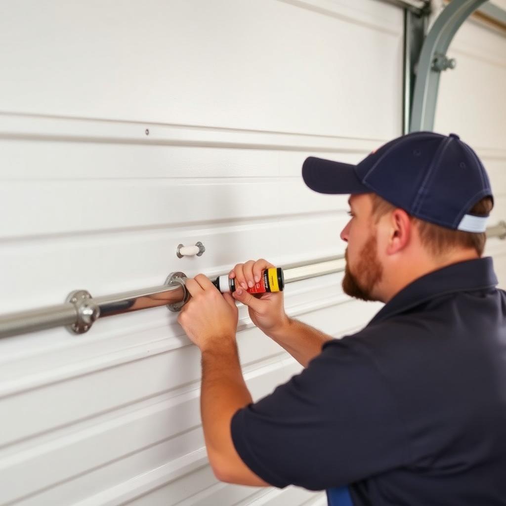 Garage door maintenance and tune-up service